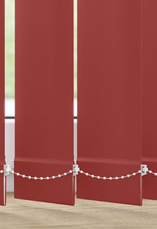 Trinity (Blackout), Garnet - Vertical Blind Slats